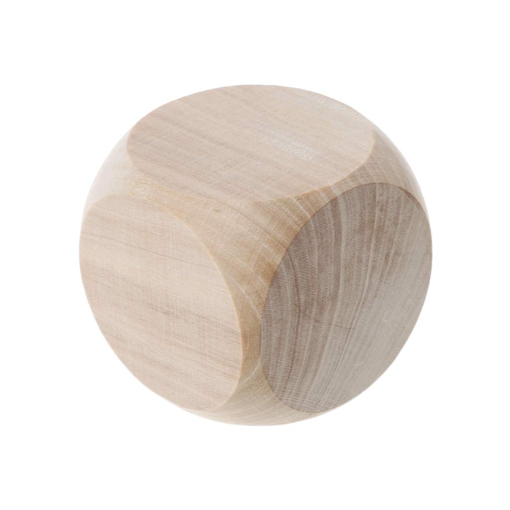Exing Dice Cubo 5 Cm 6d Blank In Legno Dadi Festa Famiglia Fai Da Te Giochi Stampa Kid Giocattolo Giochi Legno