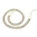 Produktbild 570 Gold Strass Damen Hüfte Gürtel - leicht Zubehör - verstellbar Reihen Gürtel - umwerfend Rauten Design - Damen Hüftgürtel von Trimming Shop