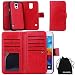 Produktbild S5 Case, DRUnKQUEEn TM Wallet PU Leather Flip Card Holder Clutch Purse, 2 in 1 Detachable Magnetic Back Cover for Samsung Galaxy S 5