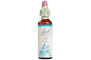 Bach - Flor de Bach Vine, Complemento Alimenticio, con Extracto de Flores de Vid, Uva de Alc 27% Vol, Ayuda a Gestionar las Emociones Cuando Se Quiere Respeto - 20 ml