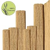 ÓPTICA ELEGANTE CON GRAN FUNCIONALIDAD - La valla de caña de gran resistencia es, entre otras cosas, perfecta para la decoración y el diseño de interiores. Como separador de espacios o pared decorativa puede crear de forma rápida, individual y sencilla un ambiente tropical en sus habitaciones.