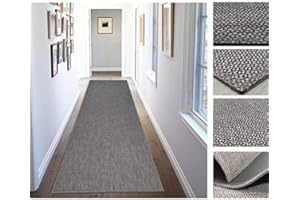 Tadi & Imperio1979 Alfombra Larga de Vinilo Trenzado para Pasillo, Cocina, Dormitorio a Medida Presencia Natural de Alta Resistencia con revés de PVC Antideslizante.