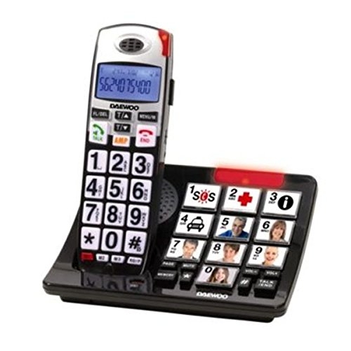 Daewoo DAE31DTD7500 - Teléfono DECT, (teclas grandes)