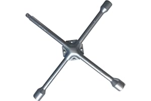 Clé en croix 1/2"-17-19-21mm L. 355mm CrV - OM 0766BL - CLAS Equipements