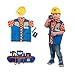 Produktbild Ideal Smoby Bob der Baumeister Set Werkzeuggürtel mit Handwerker Outfit Werkzeug Helm