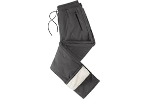TOMEEK Pantalon de Jogging Homme Polaire Hiver Pantalons de Sport Ultra Chaud Imperméable Survêtement avec Poches Joggers Taille Elastique Randonnée Sportwear