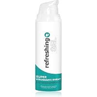 2x Antitranspirant-Gel Gegen Starkes Schwitzen – Für Gesicht, Hände & Füße, 72h Schutz, Gurke & Minze