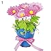 Price comparison product image Gracorgzjs DIY Non-woven Flower Pot Sunflowers Daisy Handmade Sewing Educational Kids Toy - 1
