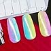 12 Colors / Set Mirror Mermaid Nail Glitter Powder Gorgeous Nail Art Chrome Pigment Glitters (12 colors a set)