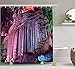 Produktbild HiExotic Duschvorhang Whimsy Natural Cave Shower Curtain Sets Silver Stalactites Typical Chinese Karst Asian Wonders Deep in Planet Picture,Non-Toxic Waterproof Decor,Multicolor,60X72In