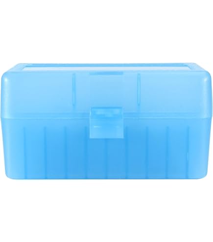 MTM Clear Blue 9mm/380 ACP 100 Round Ammo Box - P & D Enterprises