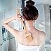 ACEVIVI Body Bath Brush - 100% Natural Bristles Therapeutic Body Dry Brush Comes with a Long Handle and Detachable Brush Heads - FREE Horse Hair Face Brush