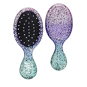 Wet Brush Squirt Detangler Hair Brushes - Shimmering Sky, Dreamy Dawn - Mini Detangling Brush with Ultra-Soft IntelliFlex Bristles Glide Through Tangles with Ease - Pain Free Comb