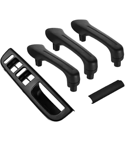 Cubierta Y Tirador De Puerta Para Volkswagen Passat B5 (1998-2005) - Juego De 4 Piezas, Color Negro, Fácil Instalación