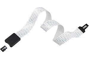 Jopto 18.9inch 48cm TF Micro SD to TF Card Extension Cable Flash Memory Card Adapter Flexible Cord Extender Converter for Arduino Car GPS DVD DVR Dash Cam Tablet Phone LED LCD Screen