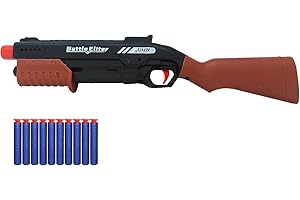 Brigamo Premium Pump Gun Blaster - Pistola per freccette, con frecce incluse