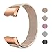 Produktbild Fulwart Ersatzarmbänder Kompatibel für Fitbit Charge 2,Milanese Loop Edelstahl Verstellbare Ersatz Armbänder mit Magnetverschluss für Fitbit Charge 2,Klein- Roségold