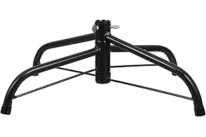 Happyyami 35cm árbol de Navidad del pie de Apoyo Plegable Titular de árbol Artificial para Las Decoraciones