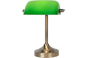 LUCIDE BANKER - Schreibtischlampe - 1xE14 - Bronzefarbe