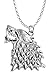 Mahi Famous Game Of Thrones Inspired House Stark Wolf Pendant with Chain PS1101581R RS.249.00