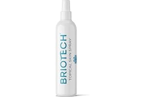 BRIOTECH Topical Skin Spray - Pure Hypochlorous Acid Spray - Soothing Saline Solution for Redness, Dry, Itchy Skin, Scalp - Sun, Piercing Aftercare, Soothing HOCl - Gentle, Alcohol Free, 100 ml