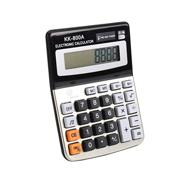 8 Digital Display Desktop Calculator Financial Business Accounting with Sound - Image 3