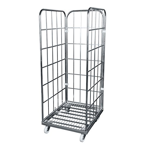 Preisvergleich Produktbild Rollbehälter 1650 mm 3 seitig Stahlboden