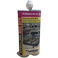 Royal Apex Weber Sodamco Weberanc 405 BFX Pure Epoxy Anchoring Resin In Cartridge, High Strength Pure Epoxy Chemical Anchoring, For Heavy Load Applications Anchoring Of Rebar And Studs Concrete etc.