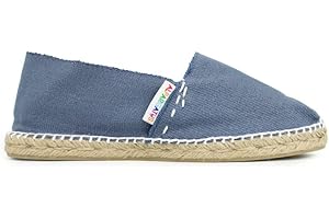 ALPARGATUS Espadrilles classiques en toile de couleur unie fabriquées en Espagne