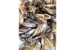 Pawstrading Buffalo Beef Ears 100% Natural Low Fat Dog Chew Treat (50 Ears)