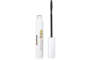 Lottie London Superfake Mascara in Black Ultra Lengthening Vegan Mascara, 12-Hour Long-wear, Lengthening & Thickening Mascara for Dramatic Length & Volume