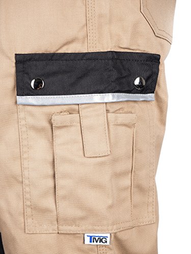 TMG® – Herren Bundhose/Cargohose – strapazierfähig – Sandfarben - 3