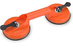 ZDHOSTY Heavy duty double suction pad double suction cup glass lifter suction cups for perfect lifting and moving floor windows tiles granite doors.