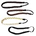 Homgaty Ladies Braided Synthetic Hair Plaited Plait Elastic Headband Hairband (Light Blonde)