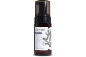 Bullfrog Mousse Detergente Anti-Inquinamento 100ml - Idratante - Libera dalle Impurità - Fragranza Salina Energizzante - Made in Italy