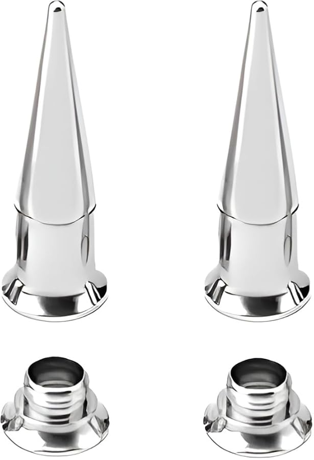 1 Paire De Plugs écarteurs Argentés De 2 Mm (12 G) - Pour Septum - Pour Le Corps - Filetage Intérieur - En Acier Inoxydable Titane - Pour Homme Et Femme, 8