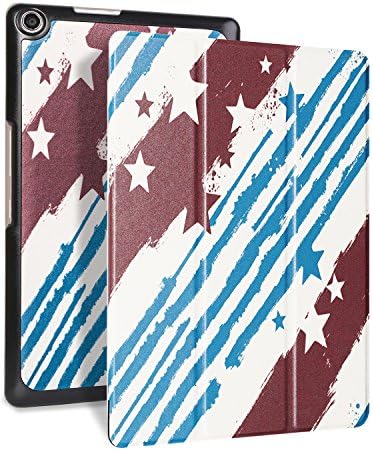 Beepole ASUS Zenpad 8.0 Z380M Case - Smart Tri-Fold PU Leather Protective Case Cover for ASUS Zenpad 8.0 Z380M/Z380C/Z380KL/Z380KNL, with Stand Holder and Magnetic Auto Wake/Sleep, Stars and Stripes