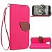 Produktbild Handy Tasche Wiko U Feel Prime, LifeePro[Kartensteckplätze]Mit PU Leder Ultra Dünne Klapp-Handy Tasche Magnet Handytasche Bookstyle Flip Case für Wiko U Feel PrimePink)