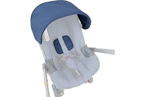 Brogtorl Baby Stroller Canopy Canopy Fabric Sun Shade Compatible with Doona Car Seat and Pushchair (Blue)