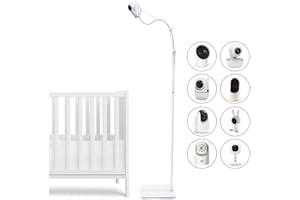 GOOZIE Baby Monitor Floor Stand Holder, Baby Monitor Stand Compatible with Universal Camera Models Babysense, Blemil, Boifun, Hellobaby, GHB, Vtech and All Cameras with 1/4 Screw Baby Monitor Mount