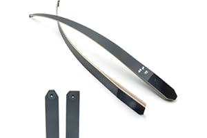 OBTOUTDOOR Black Hunter Takedown Longbow Limbs Replacement Only 30lbs 35lbs 40lbs 45lbs 50lbs 55lbs 60lbs