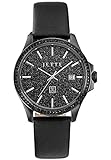 JETTE Time Damen-Armbanduhr Analog Quarz One Size, schwarz, schwarz