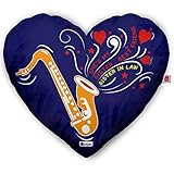 Indigifts Best Sister in Law Gift Best Friend Sister In Law Quote Printed Blue Heart Shape Cushion 16x18 inches with Filler - Gifts for Sister in Law, Rakshabandhan Gifts, Bhabhi Rakhi Gift, Bhabhi Birthday Gift