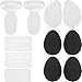Produktbild 16 Stücke Klare Fersengriffe High Heel Pads Vorderfußeinlagen Pads Silikon Fersenfutterstreifen zum Fersenschutz