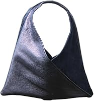 PelleRocK Bag Leather with a coloured border, black (Black) - Borsa_Sophia_nero