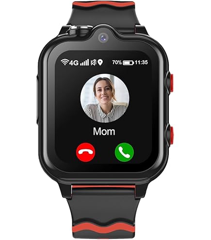 4G Smartwatch for Kids GPS Tracker, IP67 Waterproof 1.44 Smartwatch with Touch Screen and 2-Way Voice Video Call, SOS School Mode Pedometer WiFi Alarm Camera Boys