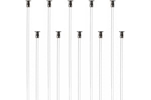 SOFT-RAIL® Lot de 5 cordes perlon 1,00 m avec patins à disque Ø 2,0 mm pour rails de galerie