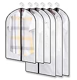 Die Öffnung oben für den Kleiderbügel ermöglicht die einfache Nutzung in Ihrem Kleiderschrank. Einfach Kleiderbügelhaken durch die dafür vorgesehene Öffnung schieben, Jacke, Kleid oder was immer geschützt werden soll auf den Bügel hängen, Reißverschluss verschließen, fertig!