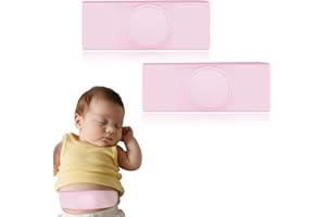 PYEUIFT 2 Pièces Hernie ombilicale ceinture bébé bande de ventre infantile liant abdominal pour hernie soutien Truss enfants nombril nombril bande nouveau-né bébé fournitures réglable Emballage(Rose)