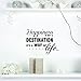 Produktbild Wandaufkleber Schlafzimmer decals stickers wall Happiness Is A Way Of Life Motivational Life Quote Wall Sticker Diy Decorative Inspirational Life Quote Office Wall Decal